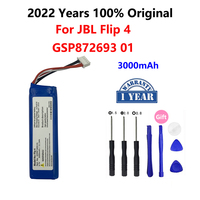 100% oryginalna wymienna Bateria do JBL Charge Flip Pulse Xtreme 2 3 4 5 dla Harman Kardon Go Play Onyx Mini głośnik Bateria 4